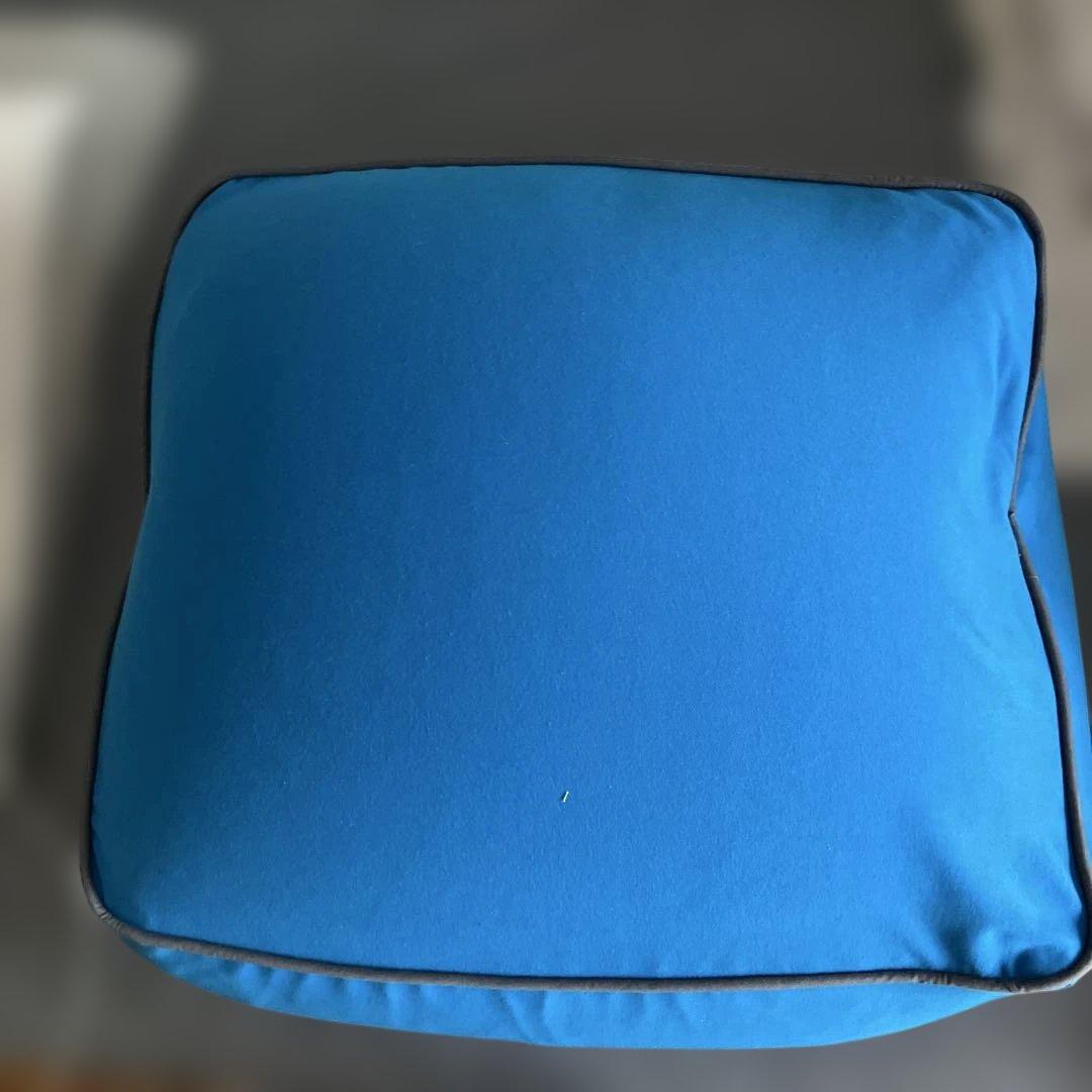 優*駿様 ヨギボーオットマン青➕ライムグリーン交換用カバー