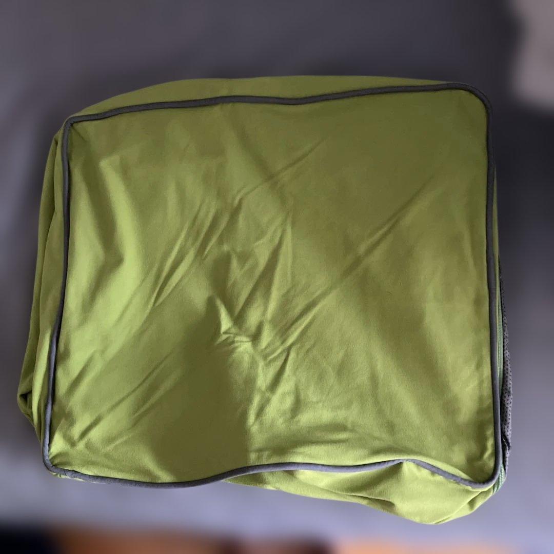 優*駿様 ヨギボーオットマン青➕ライムグリーン交換用カバー