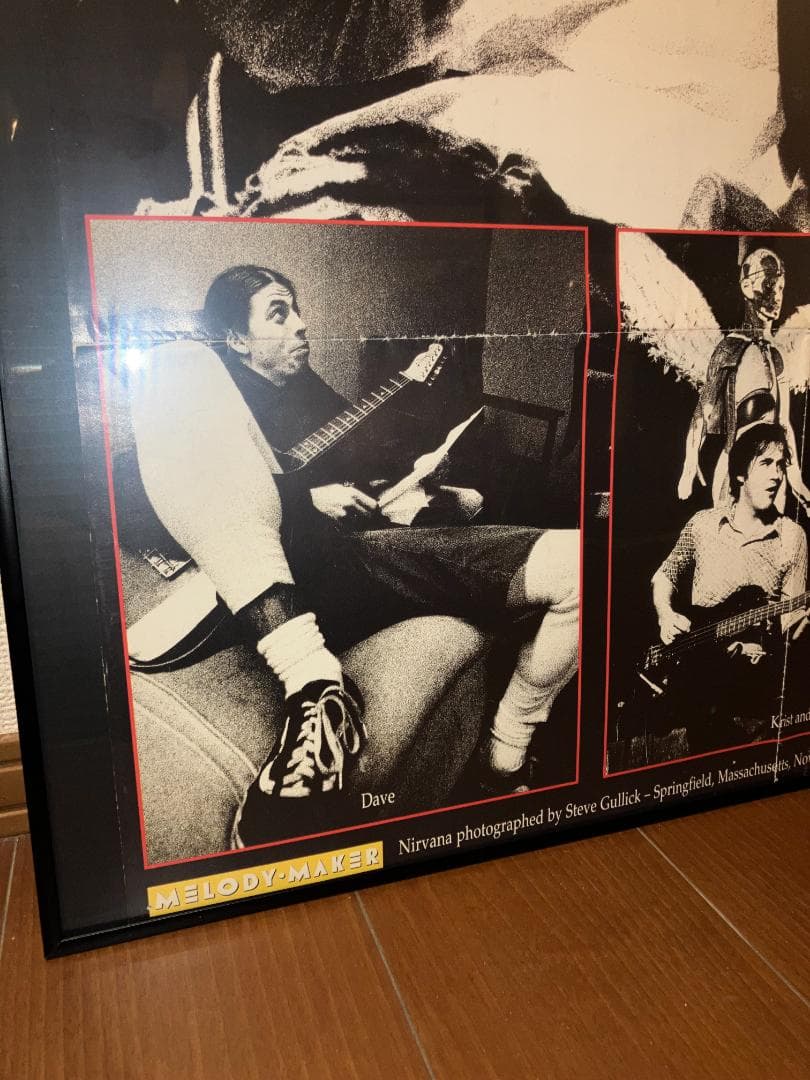 90年代 ネオヴィンテージ！NIRVANA ニルヴァーナ カートコバ―ンポスター