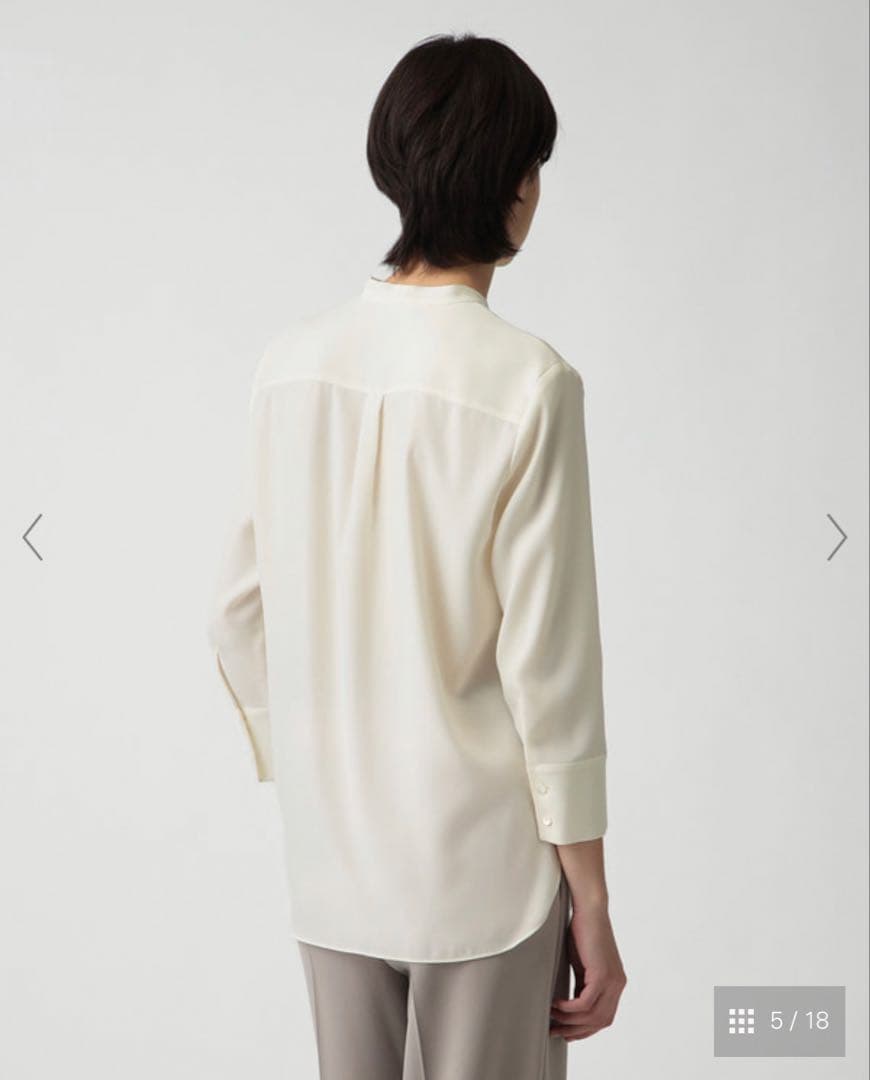 セオリー　Theory Prime ette Tie Blouse