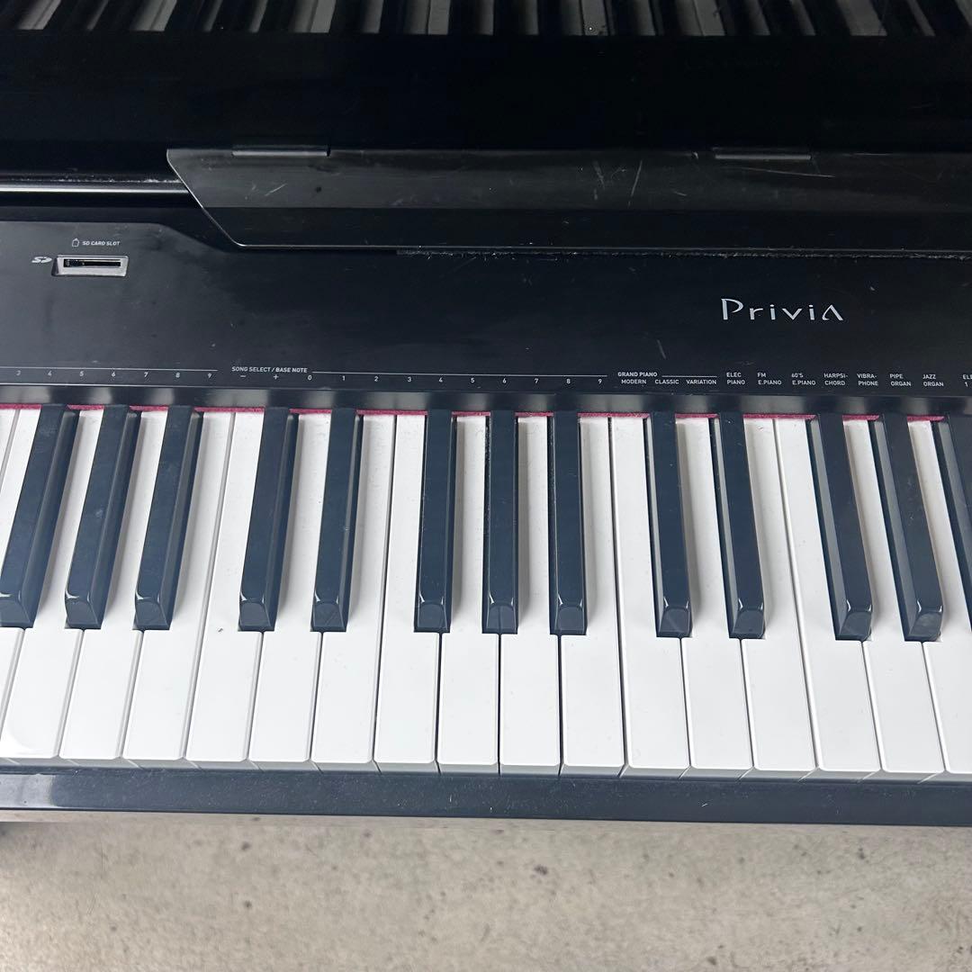 CASIO PX-830 ブラック 電子ピアノ 椅子付き　引き取り限定