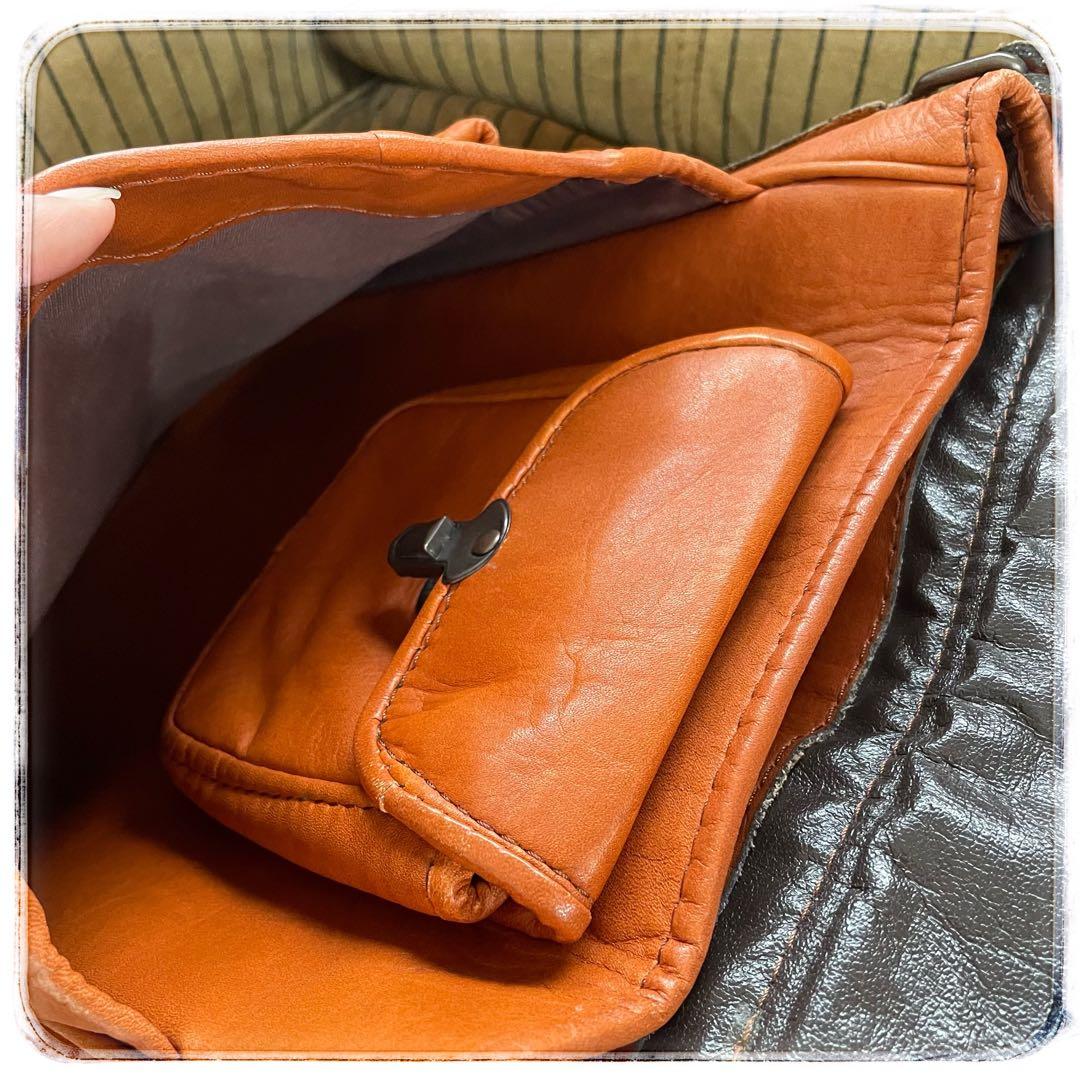 PORTER 革 レザーショルダーバッグ