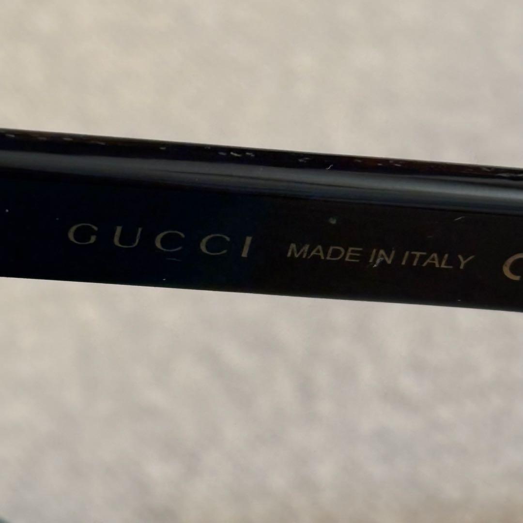 【新品未使用】GUCCI ブラック グリッター ラメ サングラス スクエア