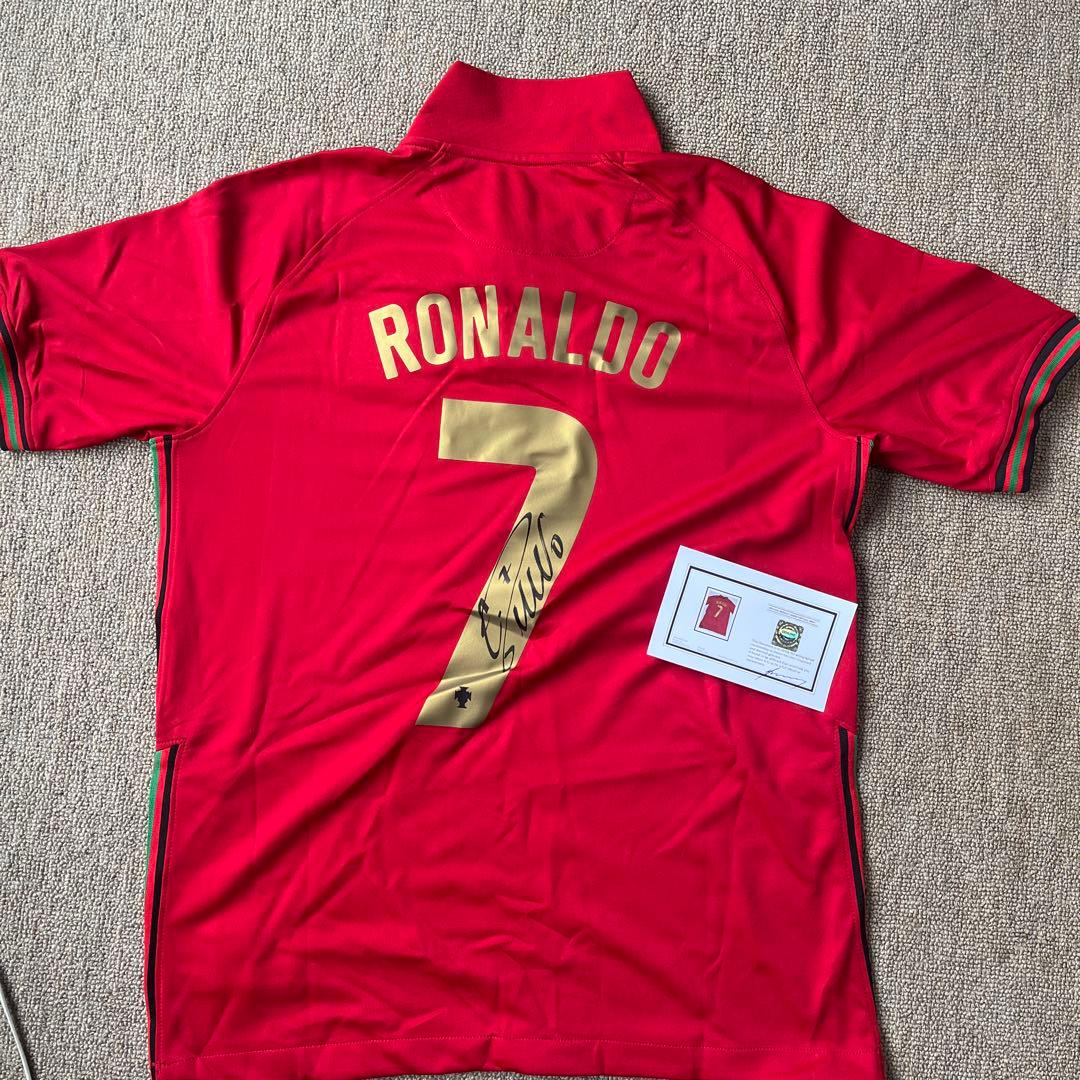 Cristiano Ronaldo サイン入りポルトガルジャージ