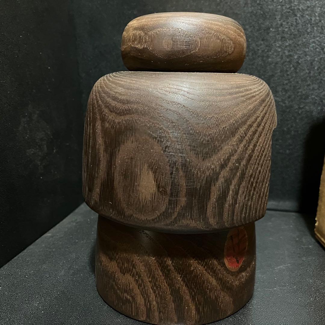 山中三平作 創作こけし つばき 高さ約14.5cm