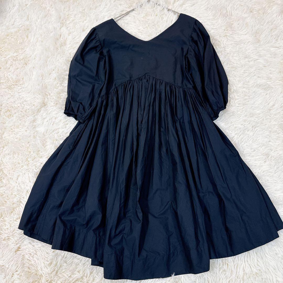 極美品 マーレット MILLER ミレー　ギャザーワンピース　XS　フレア