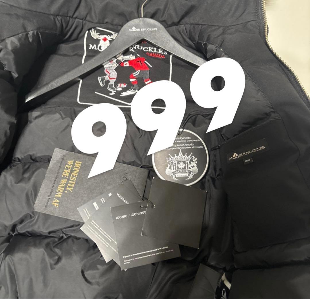 専用　moose knuckles ムースナックルズ ダウン ブラックファー