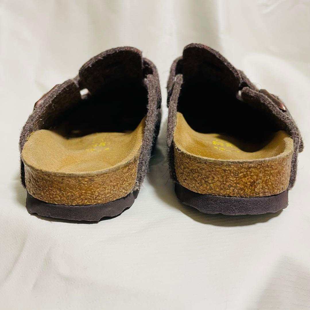 BIRKENSTOCK ビルケン ボストン ココア37 24cm ウール