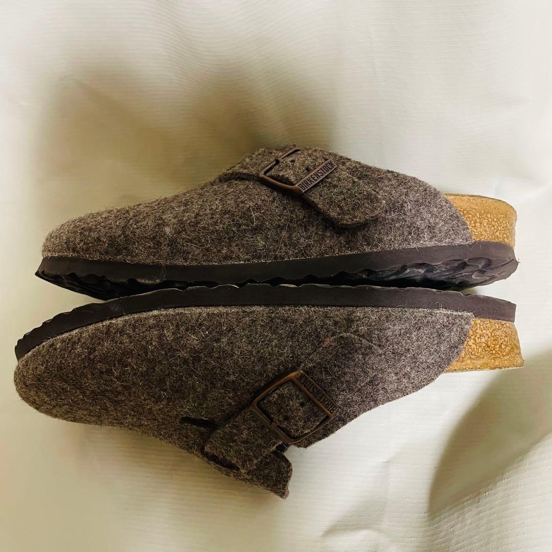 BIRKENSTOCK ビルケン ボストン ココア37 24cm ウール