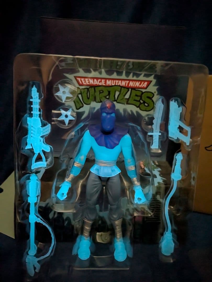 TMNT フットソルジャー ブルー蓄光版 Super7 Ultimates