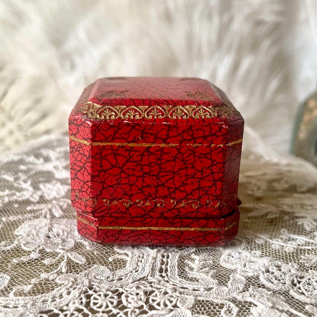 りむ　　リング用ジュエリーボックスアクセサリーケース　フランスアンティーク