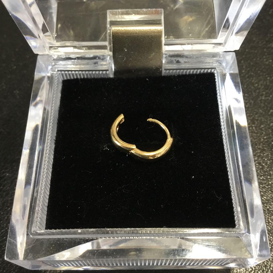 スタージュエリー　K18 フープ　ピアス　0,8g 片方