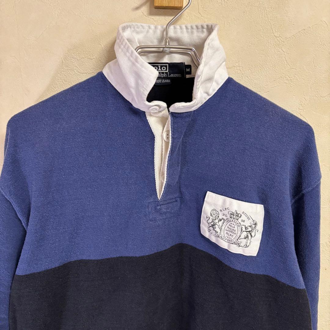 【希少】ポロラルフローレン ラガーシャツ　MADE IN USA