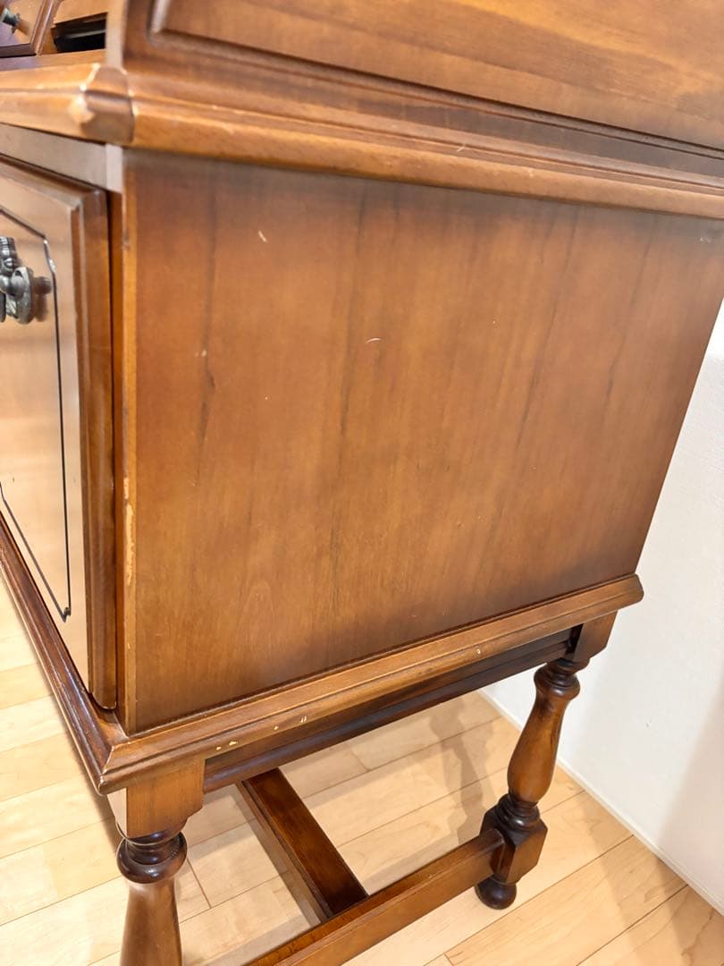 【希少】オールドカリモク　ライティング　デスク　チェスト　ドレッサー