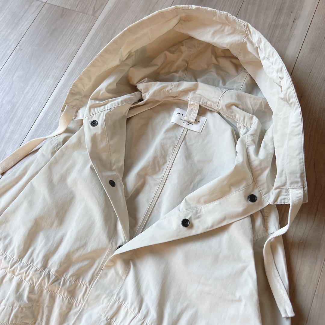 美品＊MACPHEE コットンポリエステルメモリーグログラン モッズコート 38