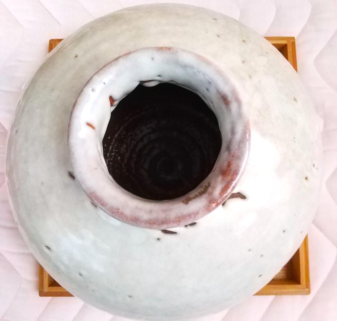 萩焼「壺」松風庵 哲心 ・・専用木箱あり・・