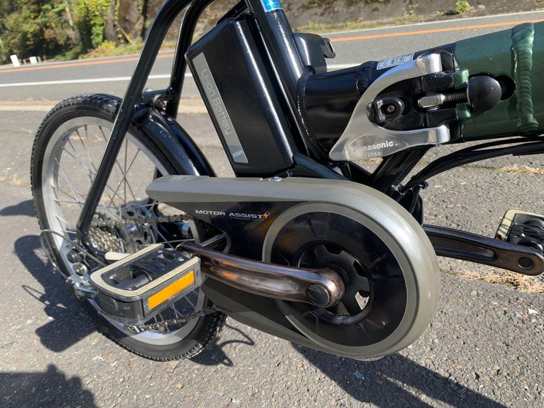 【動作確認済】送料無料Panasonic折り畳み電動アシスト自転車OffTime