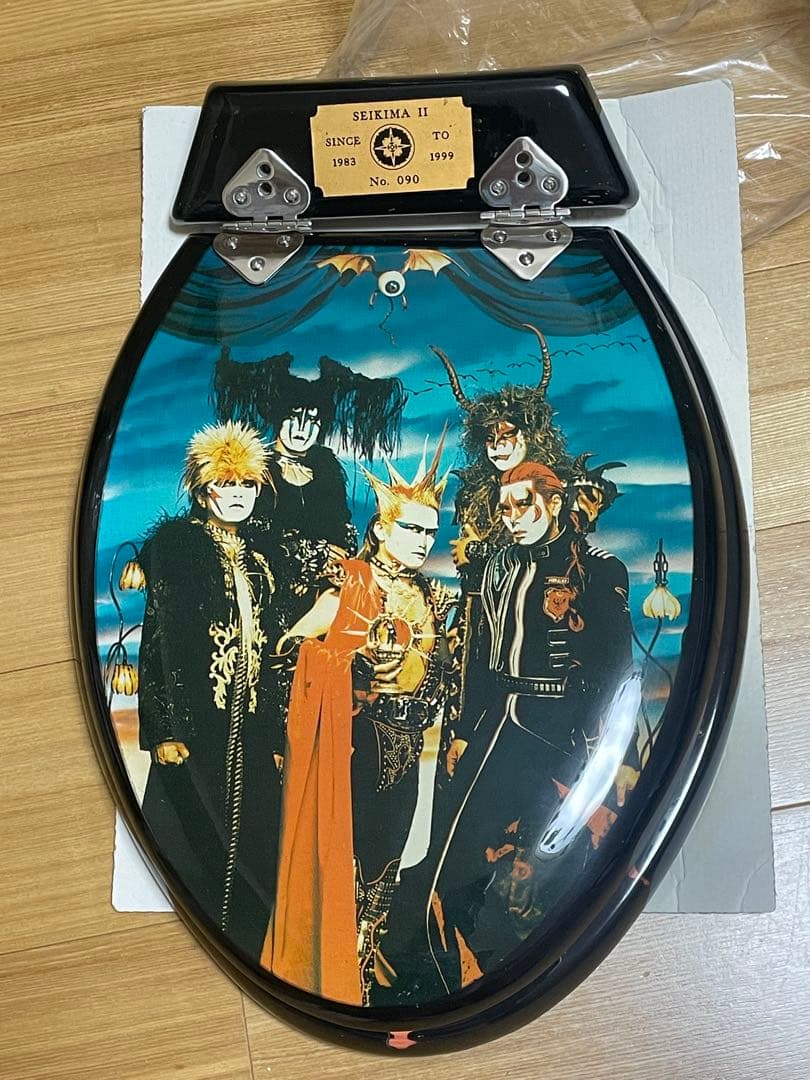 聖飢魔II SEIKIMA II 便座　トイレの蓋 1999年頃