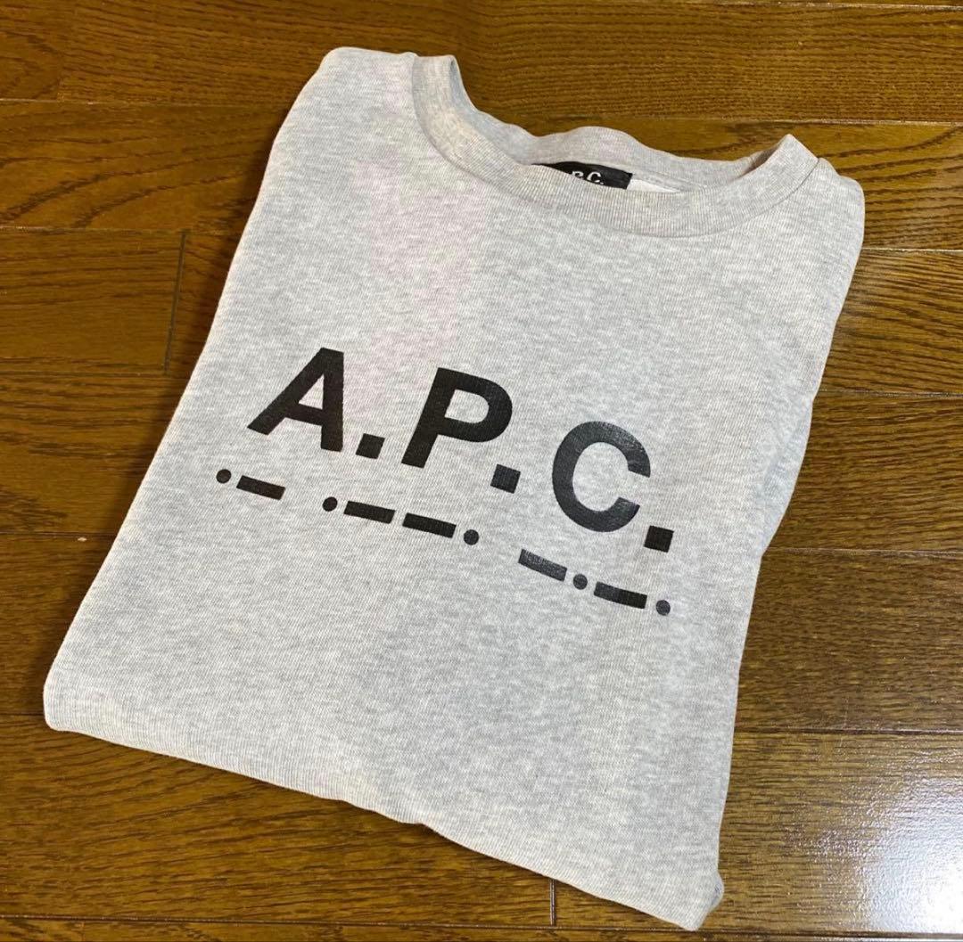 A.P.C スウェット トレーナー L モールス グレー