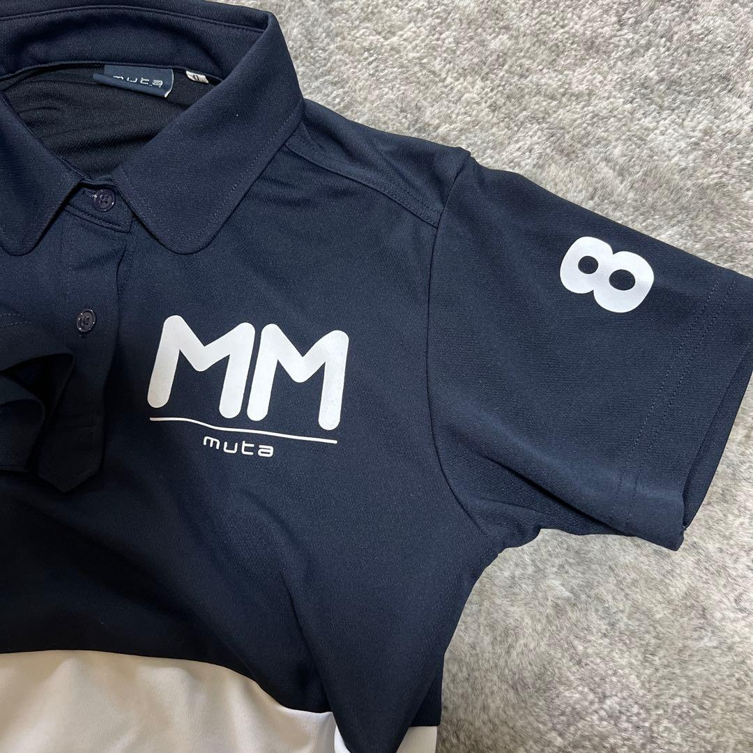 MUTA MARINE ポロシャツ ネイビー/ホワイト