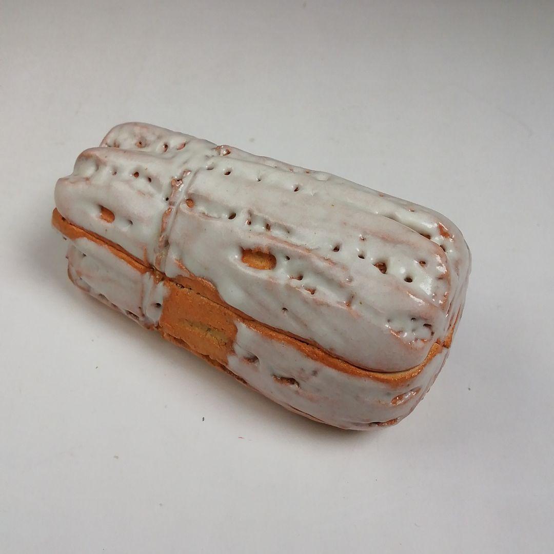 Ｔ９５９　香合　『萩焼』『丹妙山　宇田川聖谷』　共箱　茶道具