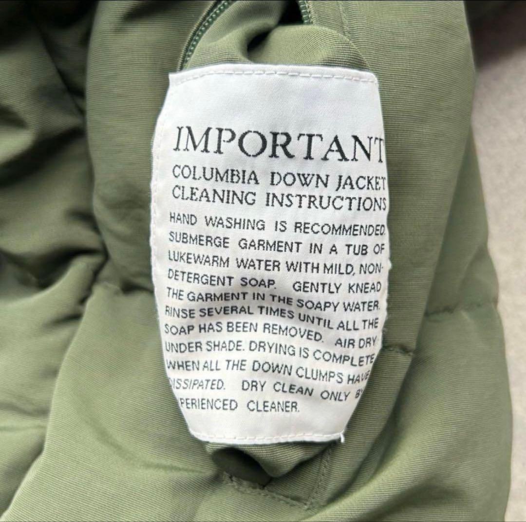 極暖❗️ 古着 90s Columbiaリバーシブルダウンジャケット 値下げ可❗️