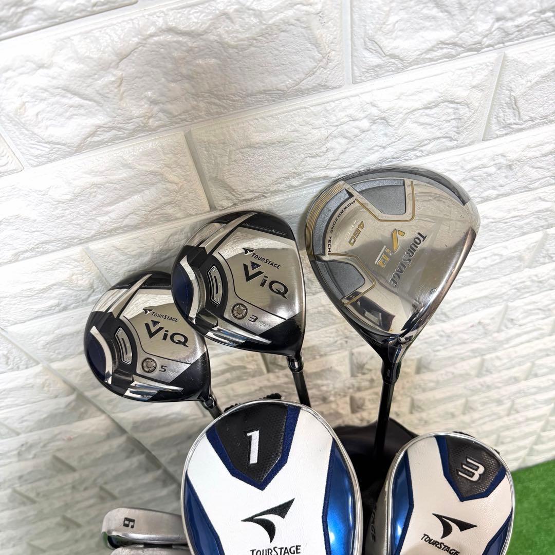 ゴルフセット　豪華　ツアーステージ　V002 ViQ ラウンド仕様　すぐ使える