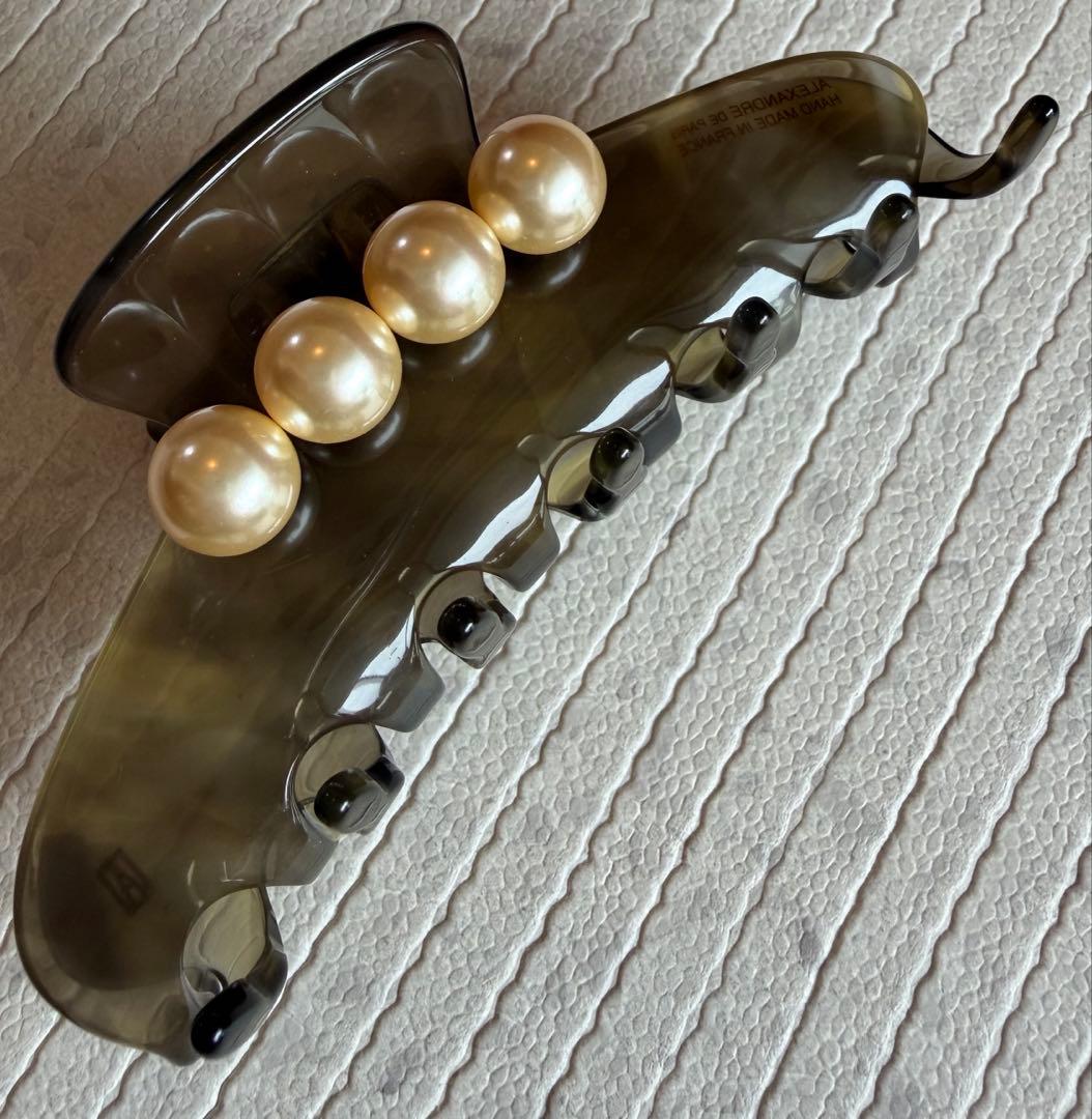 美品　アレクサンドルドゥパリ　ヘアクリップ　Lサイズ
