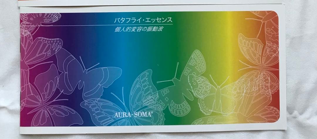 オーラソーマ　バタフライエッセンス グループⅠ　リーフレット付