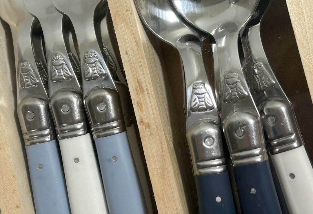 Laguiole カトラリーセット 24本 木箱付き ラギオール フランス製