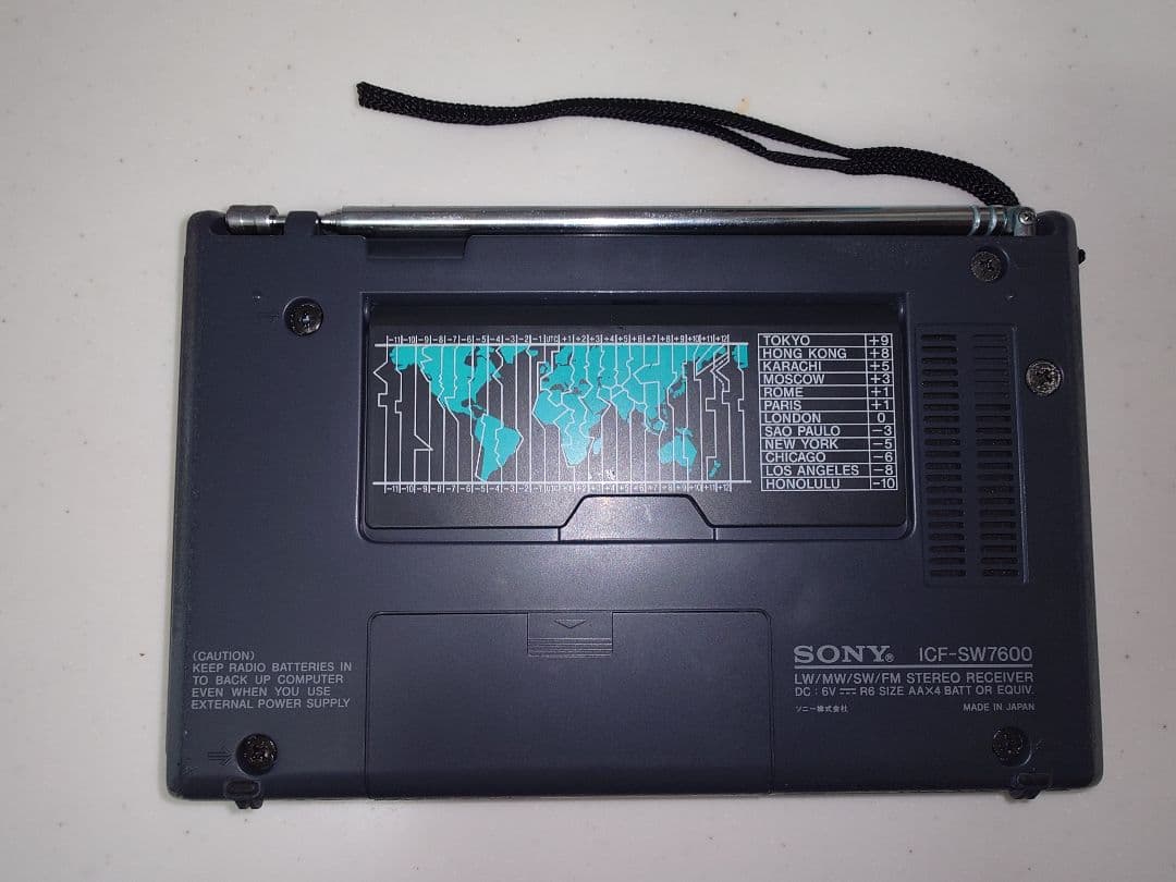 【希少】SONY ラジオ ICF-SW7600 箱　ケース付き　ジャンク品として
