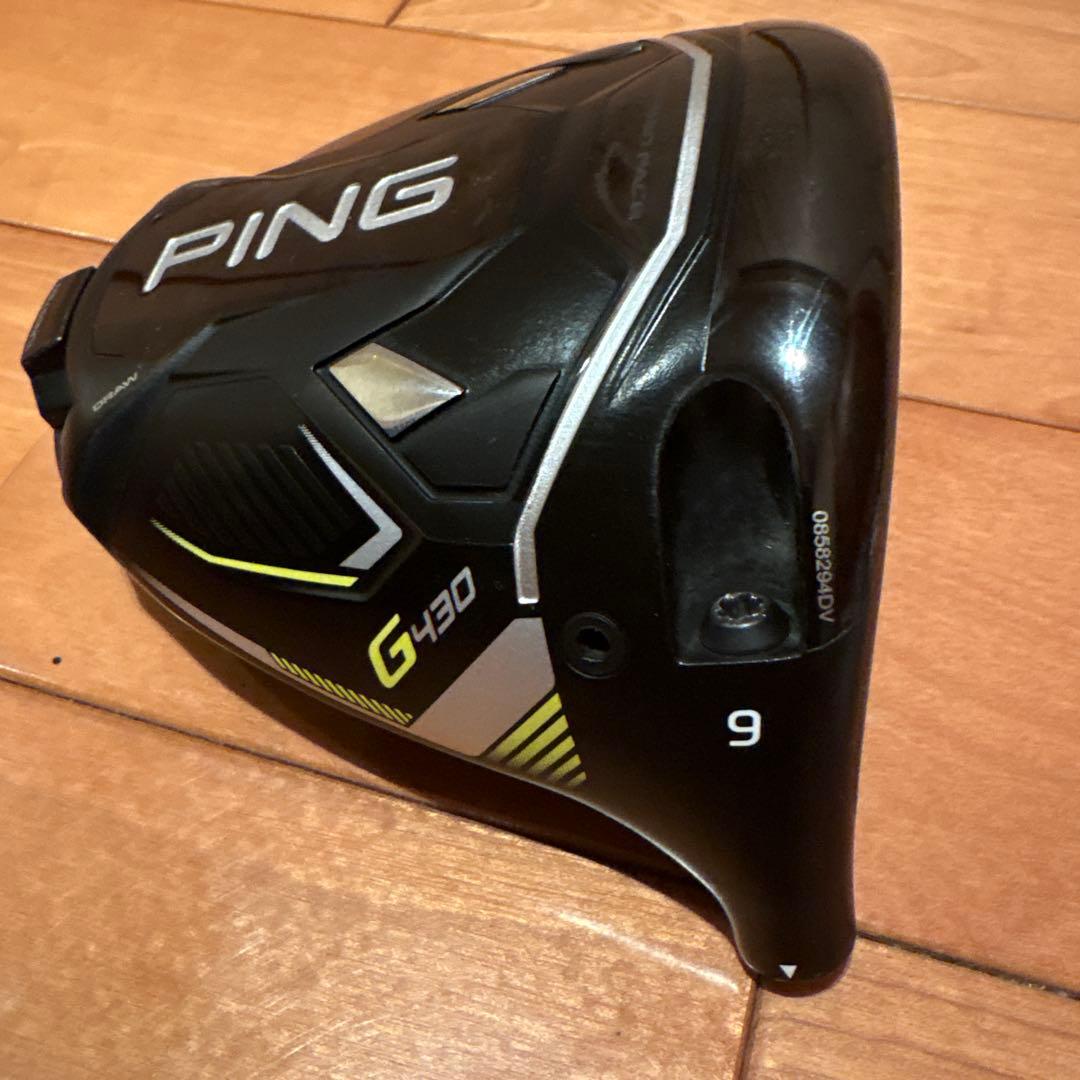 たこたこ　PING ピン G430 MAXドライバー ヘッド9度