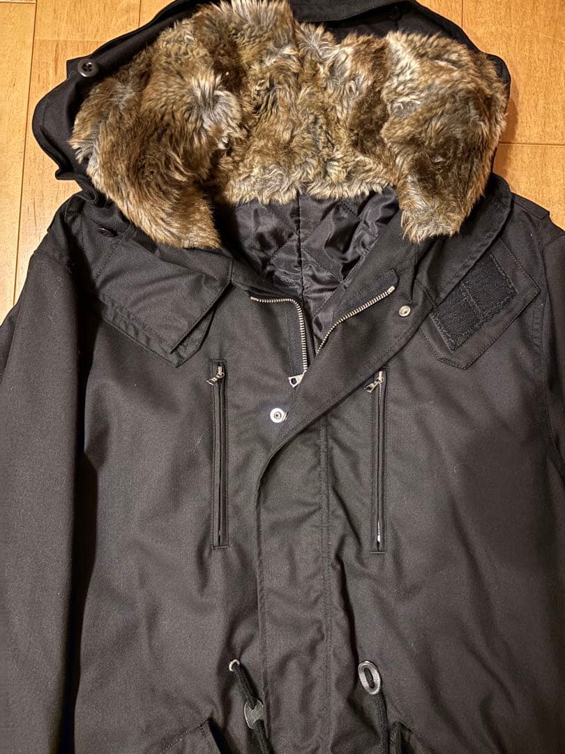 ソフネット　モッズコート ファー付き