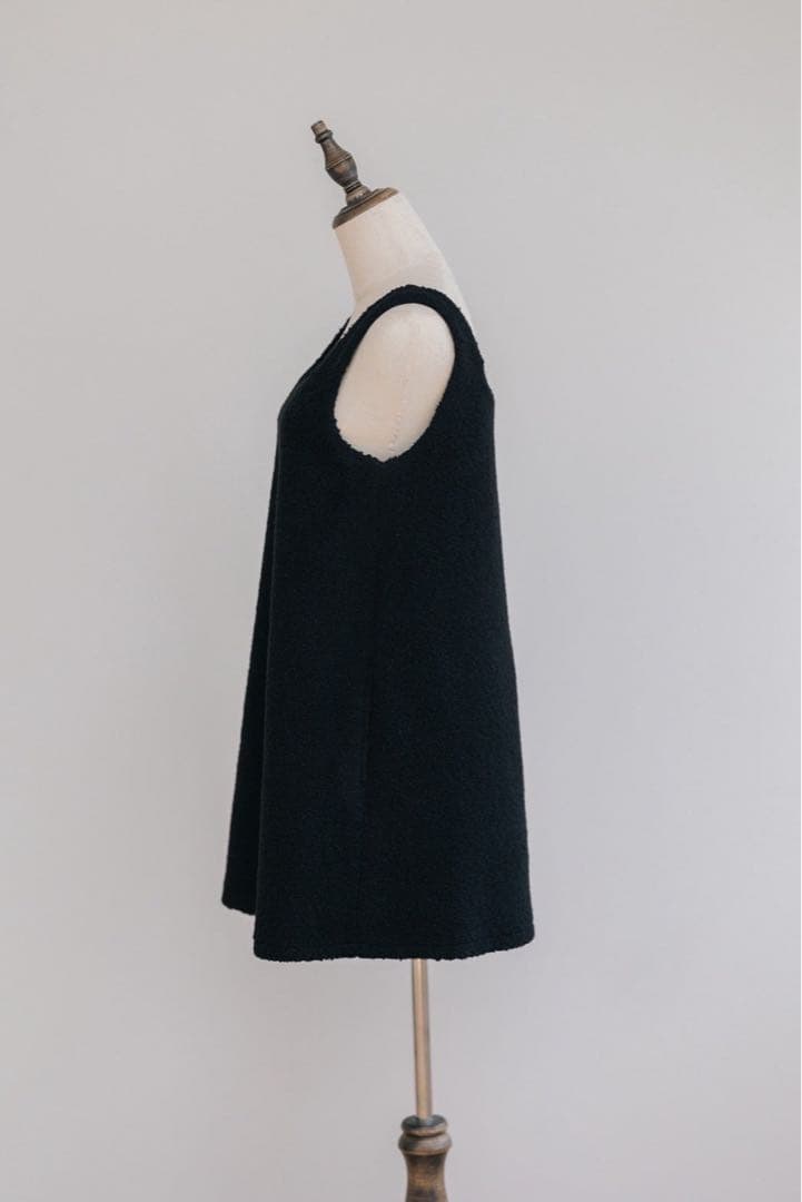 pois ポワ　スクエアプードルワンピース