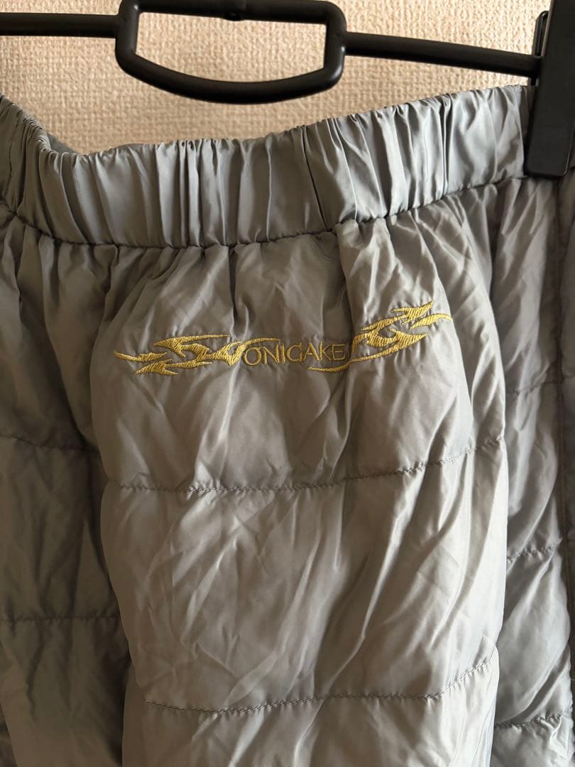 ONIGAKE 鬼掛け　光電子　ダウンスカート※追加の説明文読んで下さい。