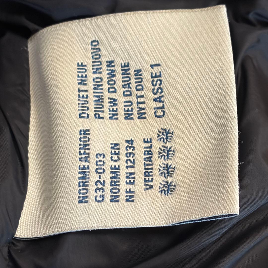 A　MONTGENEVRE ウール　ダウンジャケット　ブラック　黒