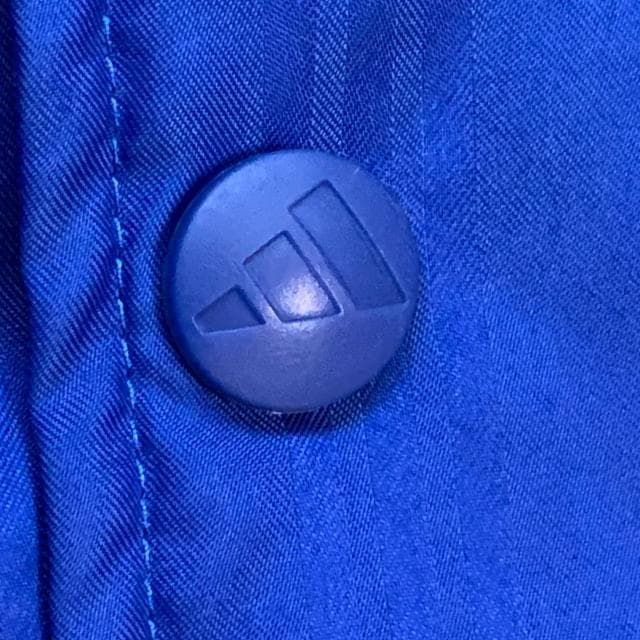 極美品✨️ビッグロゴ✨️adidas ベンチコート L トリコロール ロング丈