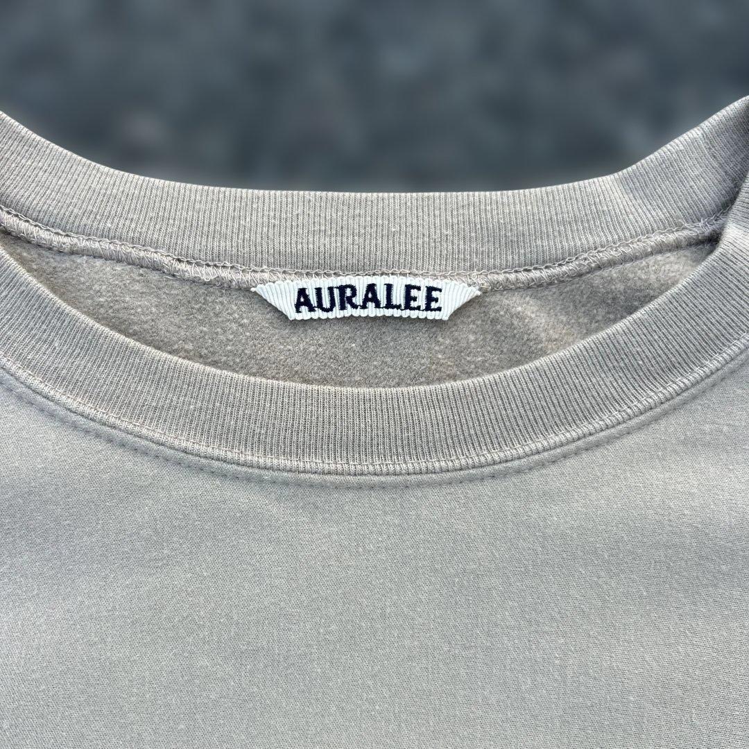 即完品 AURALEE 2018aw SUPER HIGHGAUGE SWEAT