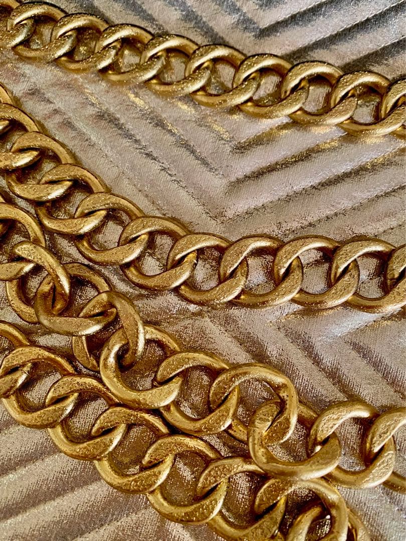 お値下げレア　美品　シャネル　ヴィンテージマゴールドチェーンベルト