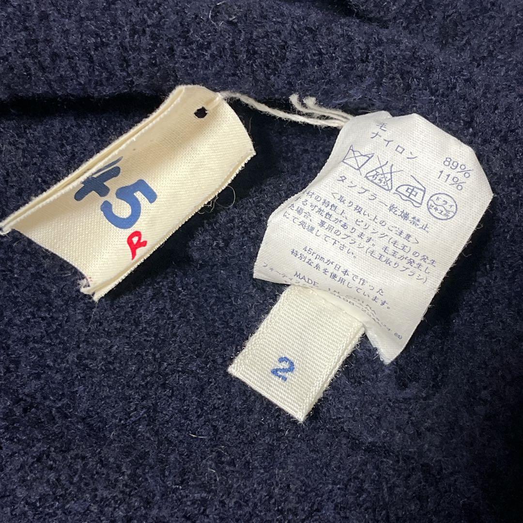 【タグ付】45R　ふわふわループニットワンピース タートルネック ウール