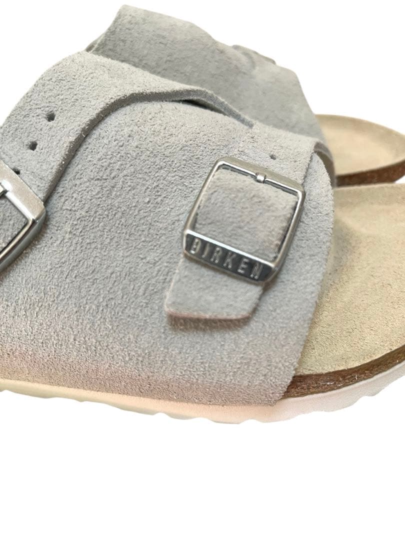 ビルケンシュトック　チューリッヒ　ホワイト　薄グレー　36 23.0