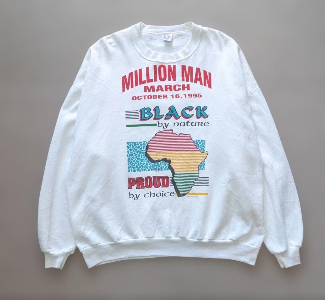 古着 90s MILLION MAN MARCH スウェット USA製 3X