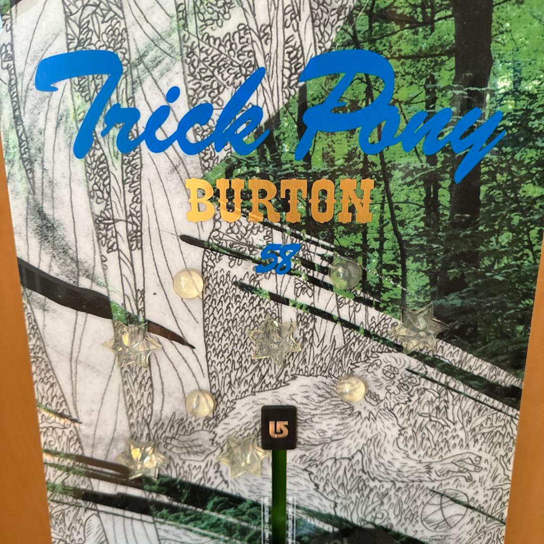 バートンスノーボードビンディングトリックポニーtrick pony送料込み158