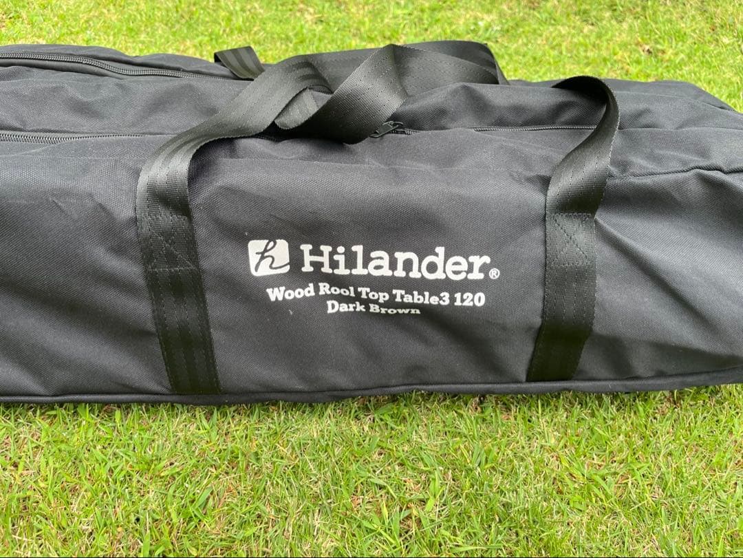Hilander 折りたたみ木製テーブル ブラウン
