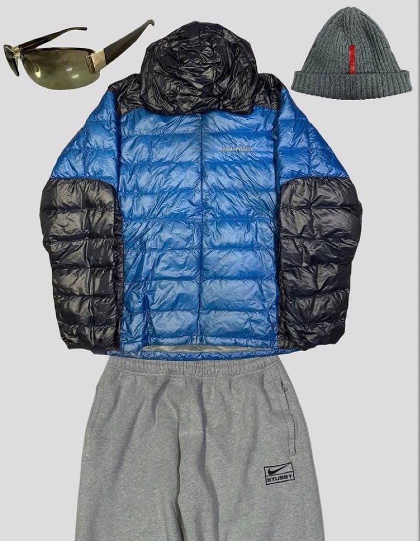 宮城リョータ montbell puff down jacket