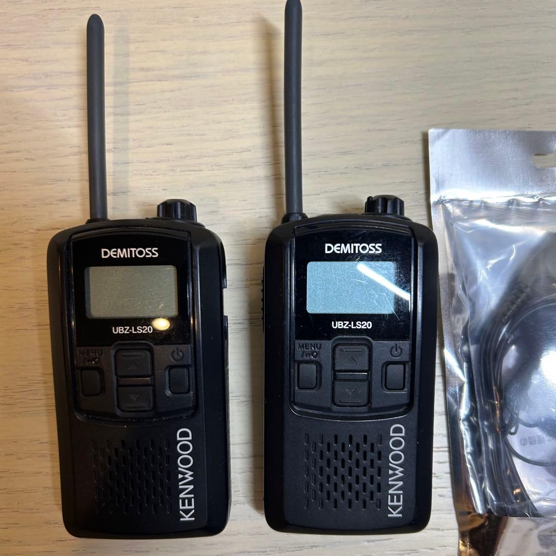 KENWOOD UBZ-LS20 　FIELD GEAR イヤホン用　2台セット