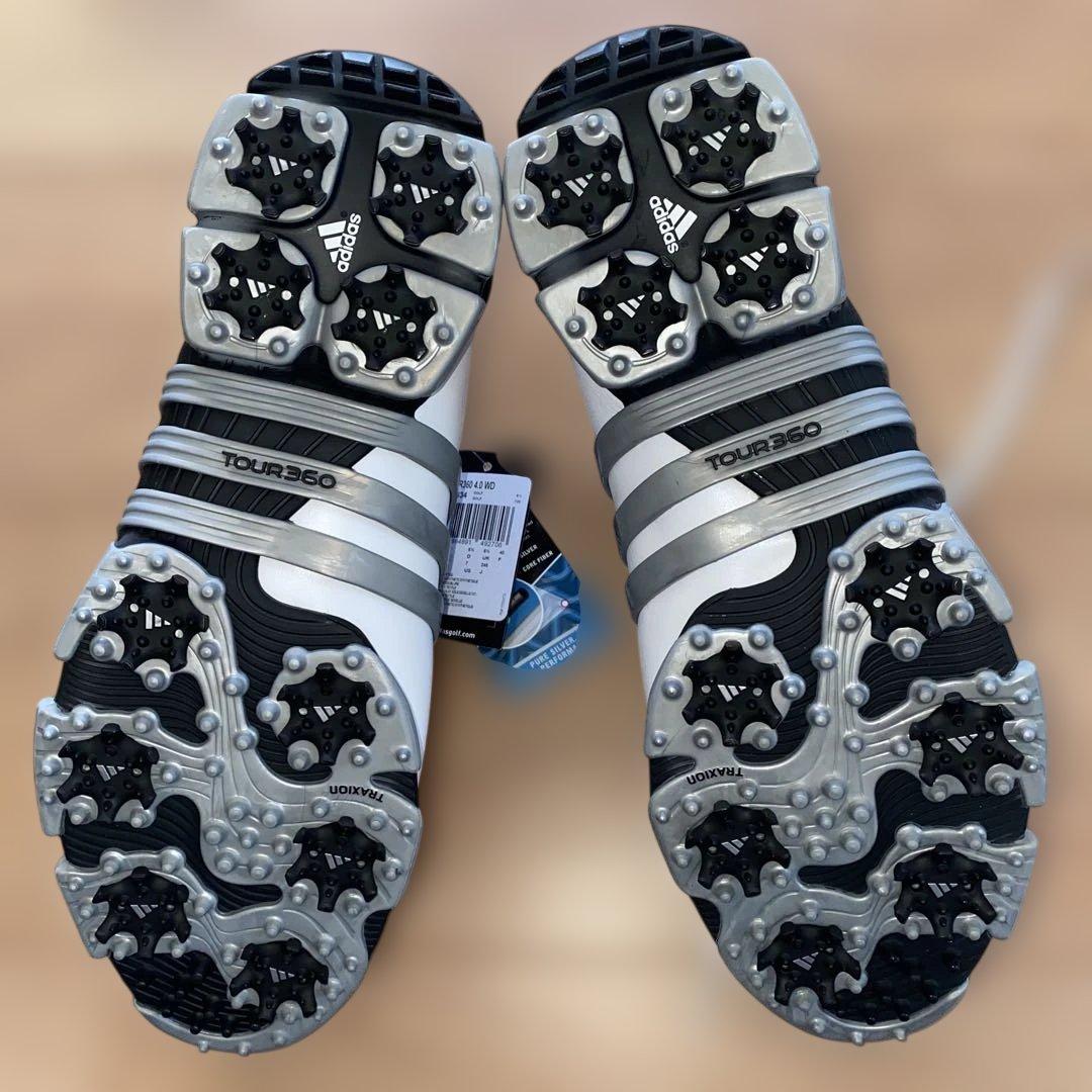 adidas TOUR360 4.0 WD ゴルフシューズ 6.5 UKWIDE
