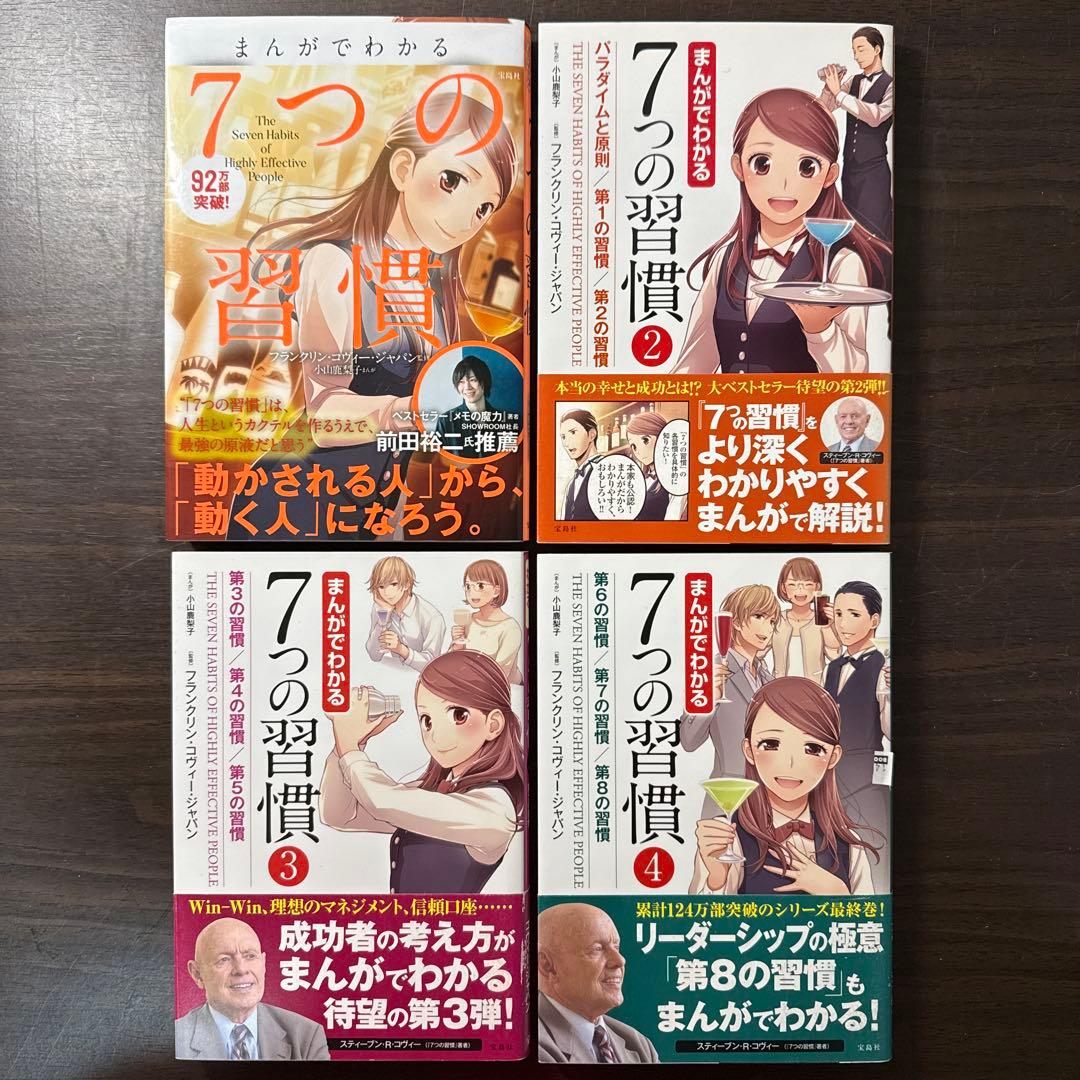 【総額30,228円】まんがでわかる25冊セット　7つの習慣 Plus、ニーチェ