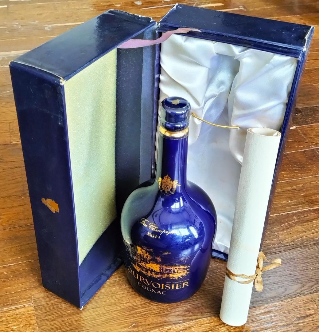 古酒　COURVOISIER　クルボアジェ　EXTRA　エクストラ　未開栓
