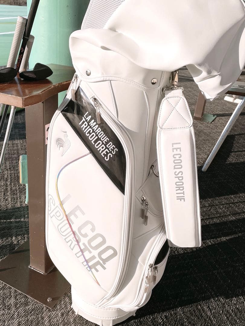 ルコック キャディバッグ 9型 ホワイト